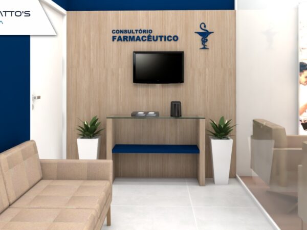 Monte uma sala farmacêutica