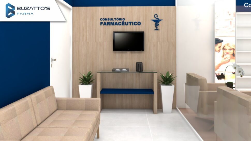 Monte uma sala farmacêutica