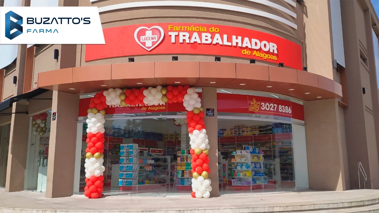 Farmácia do Trabalhador é inaugurada em Maceió com padrão de layout Buzatto’s